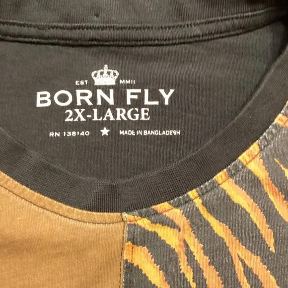 Kids Animal Print T-Shirt - Brown and Black - Picture 5 of 8